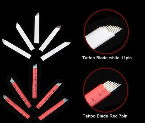 چین سوزن های آرایش دائمی یکبار مصرف Tattoo Blade عقیم سازی اشعه گاما تامین کننده