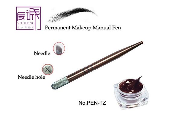 چین قلم خال کوبی دستی آرایشی دائمی برای سوزن های منحنی 15 شاخه تامین کننده