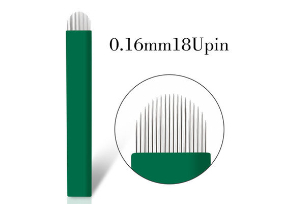 چین سوزن های میکروبلیدینگ ابرو Nano 0.16MM U Sharp Blade تامین کننده