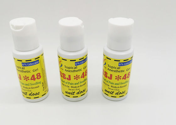 چین کرم بیهوشی 6٪ SSJ48 Tattoo Anheshetic Cream Abbrow Microblading ژل بدون درد تامین کننده