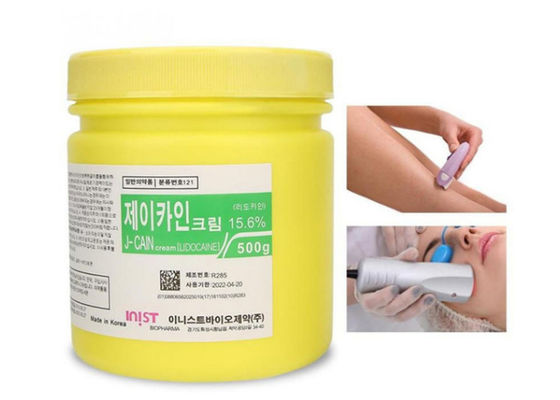 چین کره J-Cain 15.6٪ Permanent Makeup 500g Tattoo Numb Cream تامین کننده