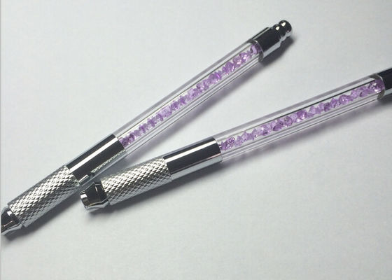 چین جدیدترین قلم دستی کریستال صورتی دستی تاتو ابرو قلم دست ساز تامین کننده