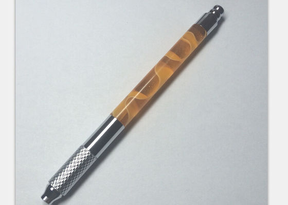 چین قلم ابرو خال کوبی دست ساز Colorful Crystal 110MM ، خودکار دستی تاتو حرفه ای تامین کننده