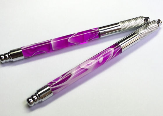 چین قلم دستی تاتو لوازم آرایشی بنفش برای آرایش دائمی ابرو ، طراحی ظاهری تامین کننده