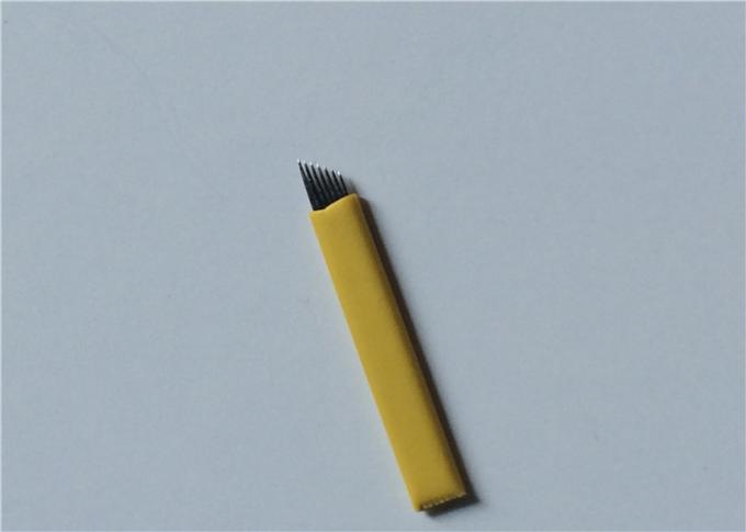 سوزن های میکروبلیدینگ ابرو 3D سوزنی 0.25 میلی متری فولاد ضد زنگ برای آرایش دائمی 0