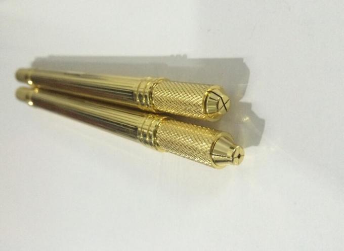 قلم ابرو آلومینیومی میکروبلید با دو سر و خودکار دستی تاتو 1