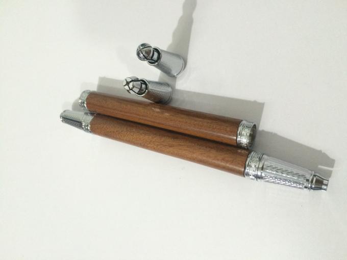قلم تاتو آرایش دائمی ابرو دستی چوبی دو سر 4 بعدی 1