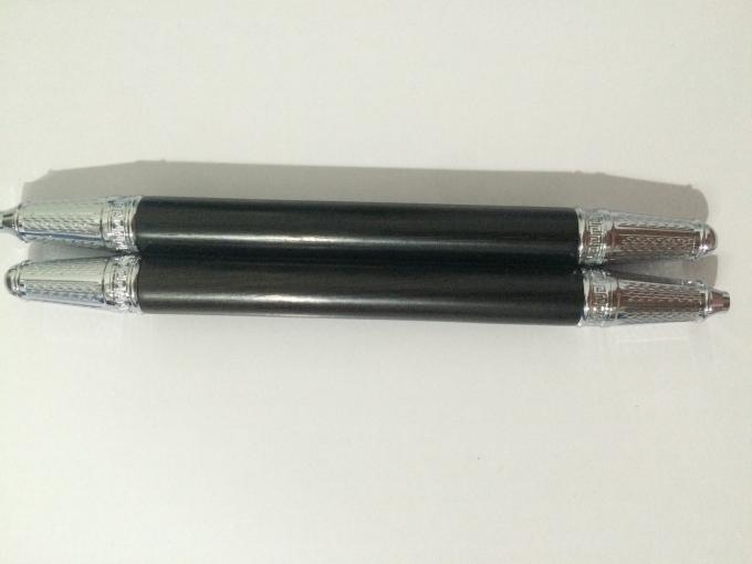 قلم تاتو دستی میکروبلیدینگ 5D ابرو با دو سر چوب ، قلم تاتو لوازم آرایشی 0