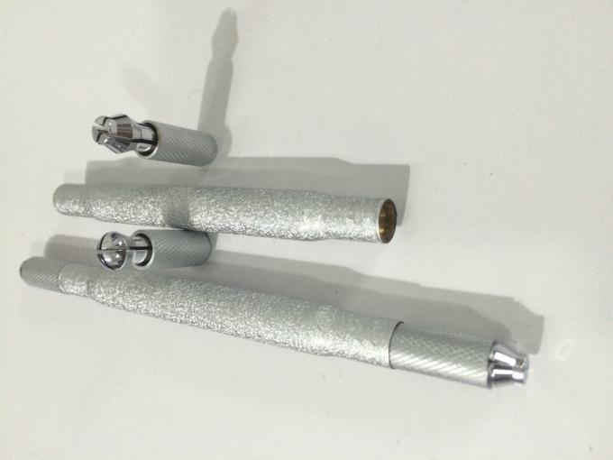 قلم تاتو دستی دوقلو آلومینیومی 5 بعدی Microblading ، قلم تاتو ابرو 1