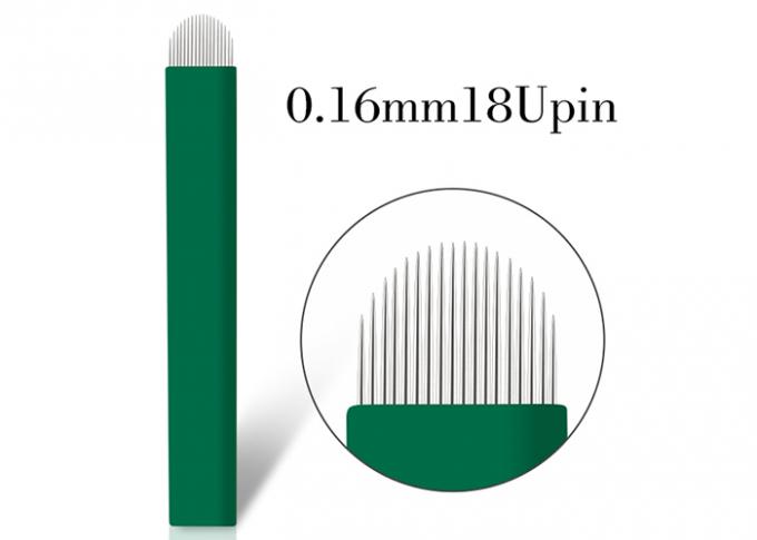 سوزن های آرایش دائمی میکروبلیدینگ ابرو نازک نانو 0.16 میلی متر 0