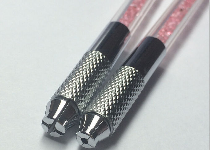 قلم دستی تاتو آرایش دائمی Crystal 110MM ، قلم تاتو لوازم آرایشی Needle Blade 0