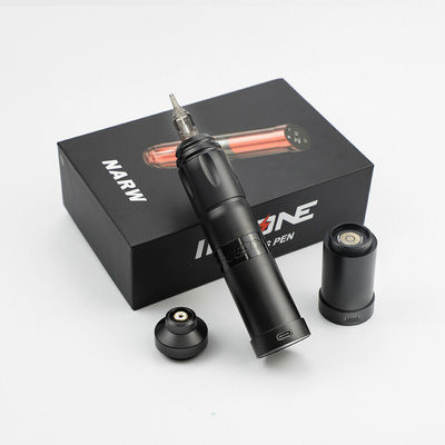 چین فولاد ضد زنگ 1800mAh NARW دستگاه خالکوبی بی سیم 1-OLED صفحه نمایش صفحه لمسی باتری تلوار خالکوبی روتاری قلم خالکوبی با قدرت RCA تامین کننده