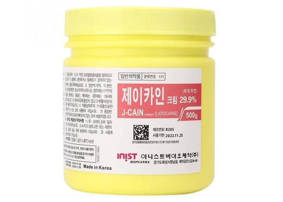 چین 29.9٪ J-CAIN کره کرم بیهوشی موضعی زیبایی سفید 500G کرم تامین کننده