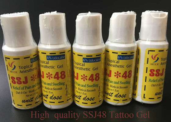 چین کرم بیهوشی خالکوبی لب ابرو 6٪ بی حسی SSJ*48 خالکوبی ژل بیهوشی تامین کننده