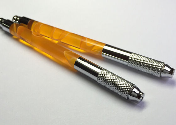 چین دستگاه تاتو قلم Microblading صورتی / بنفش / سفید 110MM قلم تاتو دائمی تامین کننده