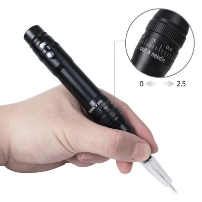 محبوب ترین دستگاه تاتو بدون سیم طول 136 * 20mm میکروبلاژینگ دستگاه PMU بی سیم برای ابرو مو ضربه ابرو تامین کننده