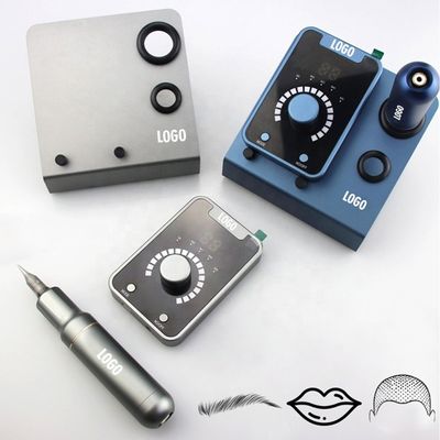 دستگاه میکروپیگمنتاسیون پوست سر با آرایش دائمی و دستگاه خالکوبی موتور سوئیس در رنگ آبی سیاه تامین کننده