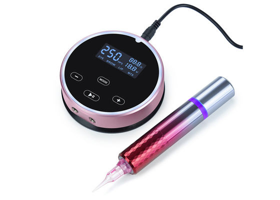 دستگاه میکروبلاژینگ حرفه ای دیجیتال Kit with Permanent Rotary Tattoo Machine تامین کننده