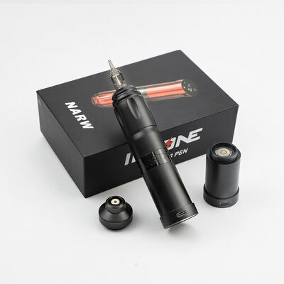 صفحه نمایش لمسی LCD دیجیتال برند INKONE NARW 1800mAh باتری قلم خالکوبی ماشین میکروپیگمنتاسیون ماشین خالکوبی بی سیم تامین کننده