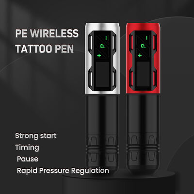 Digital Rotary Battery Coreless Tattoo Gun Tattoo Pen 1800 Mah Wireless Tattoo Machine تامین کننده