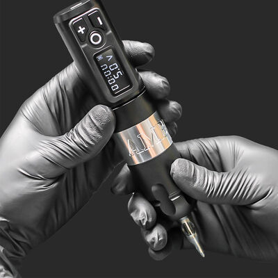 Ambition Soldier Digital Display Electric Tattoo Gun Wireless Machine Rotary Tattoo Pen Machine for Tattoo Artist تامین کننده