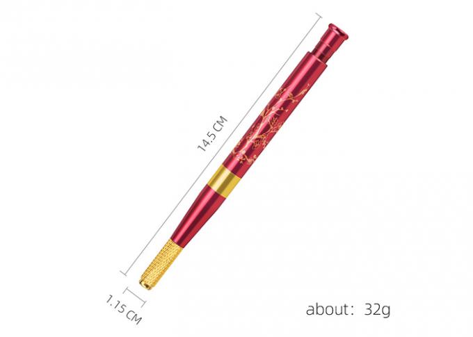 قلم دستی Red Lucky Eyebrow Microblade Needle Tattoo 0