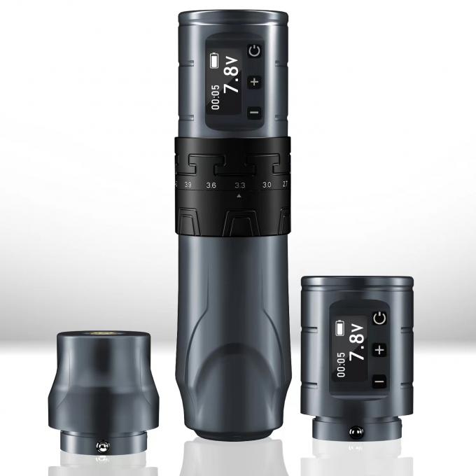 اسلحه خالکوبی بی سیم 1500 میلی آمپر INKONE SABER قلم ماشین خالکوبی بی هسته موتور قدرتمند ضربه بلند 4.2mm آلومینیوم هواپیما 7