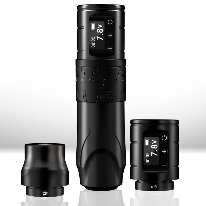 اسلحه خالکوبی بی سیم 1500 میلی آمپر INKONE SABER قلم ماشین خالکوبی بی هسته موتور قدرتمند ضربه بلند 4.2mm آلومینیوم هواپیما 8