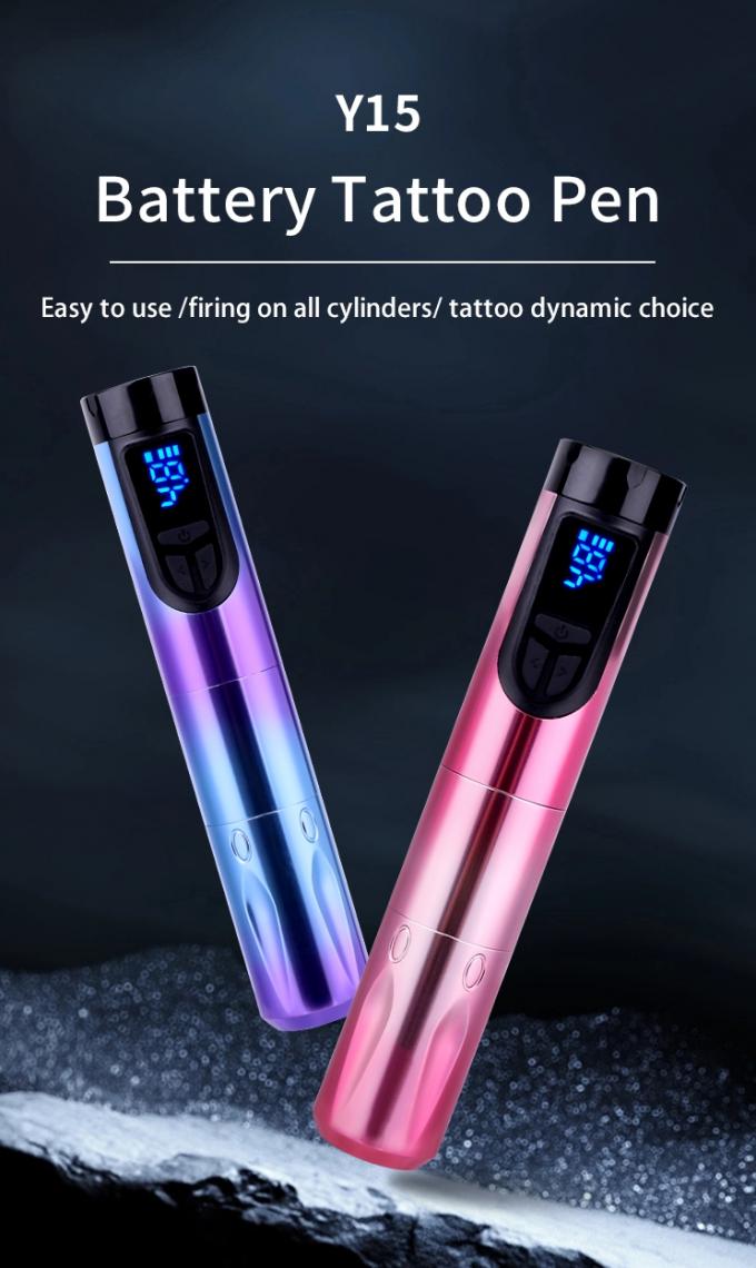 Y15 1200mAh سیم پیچ ماشین خالکوبی قلم اسلحه خالکوبی دسته محصول 0