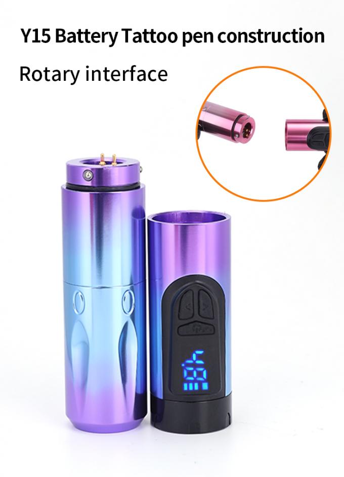 Y15 1200mAh سیم پیچ ماشین خالکوبی قلم اسلحه خالکوبی دسته محصول 8