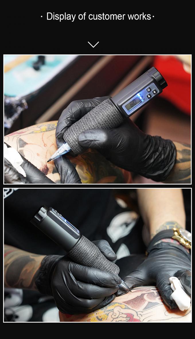 Electric LCD Display 2000mAh Battery Tattoo Gun RCA Wireless Rotary Tattoo Machine Pen Kit  for Tattoo Artist 18